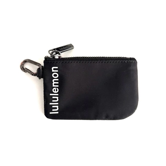 lululemon athletica Accessories - Lululemon Clippable Card Pouch, black and white